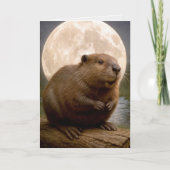 Carte Birthday Beaver (Devant)