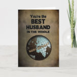 CARTE BIRTHDAY-BEST HUSBAND IN THE WORLD<br><div class="desc">WHAT BETTER WAY TO IMPRESS YOUR HUSBAND THAN LETTING HIM KNOW HE EST LA MEILLEURE CHOSE DE LA VILLE. SAME IMAGE WILL BE AVAILABLE FOR BIRTHDAYS ... .BROTHERS,  UNCLES,  SONS,  HUSBANDS,  POP POP ETC.</div>