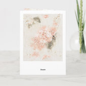 Carte Birthday Bible "In His Presence" Pink Roses (Dos)