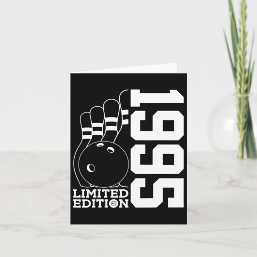Carte Birthday Bowling Limited Edition 1995 (Devant)