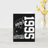 Carte Birthday Bowling Limited Edition 1995 (Fleur jaune)