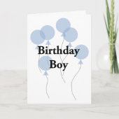 Carte Birthday Boy (Devant)
