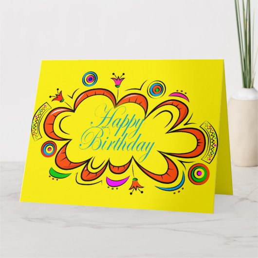 Carte Birthday Boy (Devant)