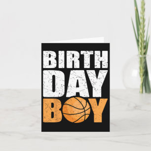 Carte Birthday Boy Bysketbyll Theme Party Future Bysketb