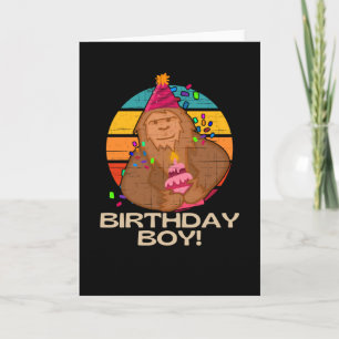 Carte Birthday Boy Little Bigfoot