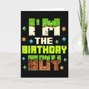 Carte Birthday Boys Enfants Famille I'm The Birthday Boy