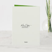 Carte Birthday Broccoli Floret On a Fork  (Dos)