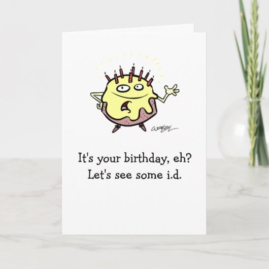 Carte Birthday Cake (Devant)