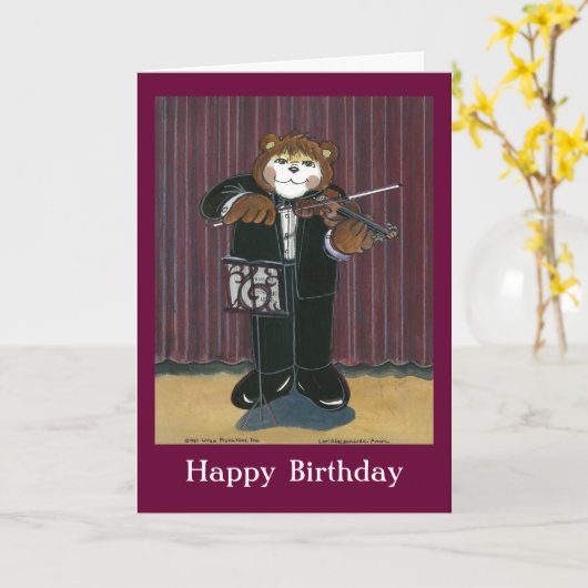 Carte Birthday Card (Fleur jaune)