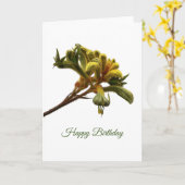 Carte Birthday Card (Fleur jaune)
