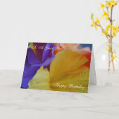 Carte Birthday Card (Fleur jaune)