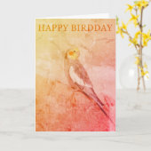 Carte Birthday Card (Fleur jaune)