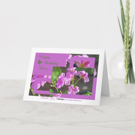 Carte Birthday Card (Dos)