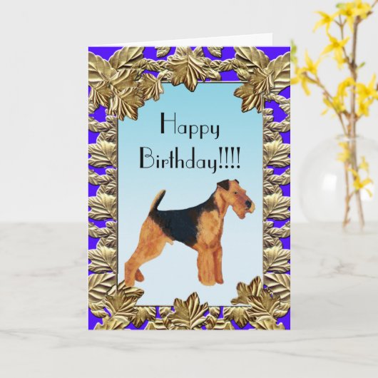 Carte Birthday Card (Fleur jaune)