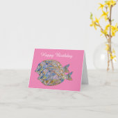 Carte Birthday Card (Fleur jaune)