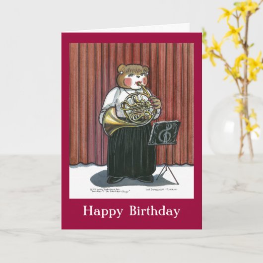 Carte Birthday Card (Fleur jaune)
