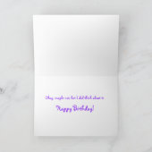 Carte Birthday Card (Intérieur)