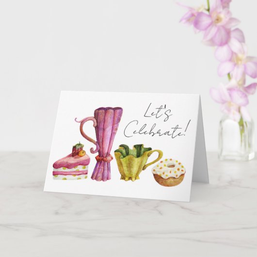 Carte Birthday Card: Birthday Bash Collection: 203 (Orchidée)