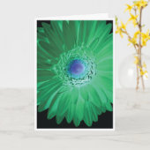 Carte Birthday Card - Don't be negative (Fleur jaune)