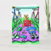 Carte Birthday Card for Triathlte (Devant)