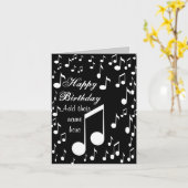 Carte Birthday_Card heureux (Fleur jaune)
