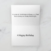 Carte Birthday Card - L & N W R Tank Engine (Intérieur)