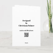 Carte Birthday Card - Personalised Big Red Bus (Dos)