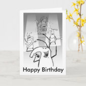 Carte Birthday Cards (Fleur jaune)