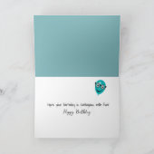 Carte Birthday Cartoon Germ Party (Intérieur)