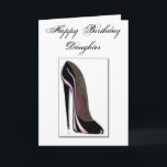 Carte Birthday Daughter Card<br><div class="desc">Customisable</div>