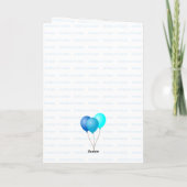 Carte Birthday Dragon Add Name & Age of Young Boy (Dos)