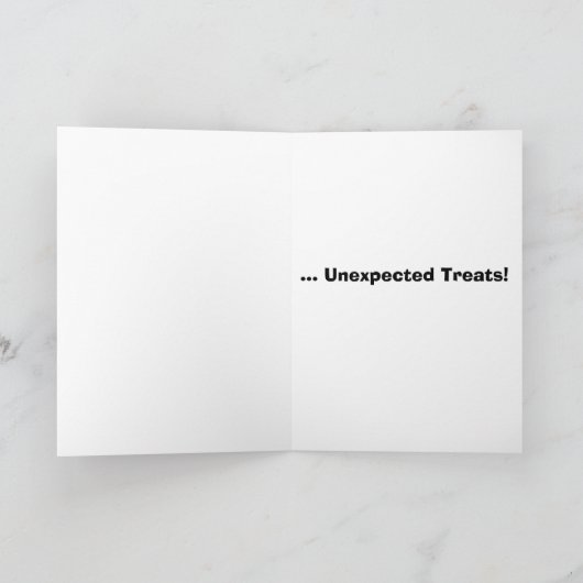 Carte Birthday Filled With Unexpected Treats! (Intérieur)