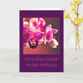 Carte Birthday for a Dear Friend (Fleur jaune)