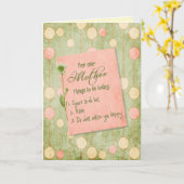 Carte birthday for mother from kids (Fleur jaune)