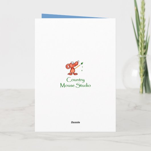 Carte Birthday Forget me nots (Dos)