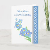 Carte Birthday Forget me nots (Devant)