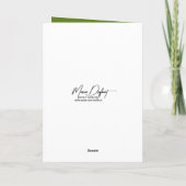 Carte Birthday Four-leaf Clover  (Dos)