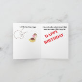 Carte Birthday G Card : Riding High . (Intérieur)