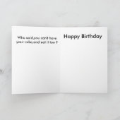 Carte Birthday Gal, at 55 Greeting Card design par Sarr (Intérieur)