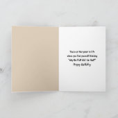 Carte Birthday Golden Retriever Getting Old Humor (Intérieur)