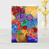 Carte Birthday Greeting Card (Fleur jaune)