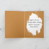 Carte Birthday Groundhog Wearing Handcuffs (Intérieur)