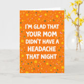 Carte Birthday Headache (Fleur jaune)