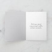 Carte Birthday Highland Cow Licking Snowflakes (Intérieur)