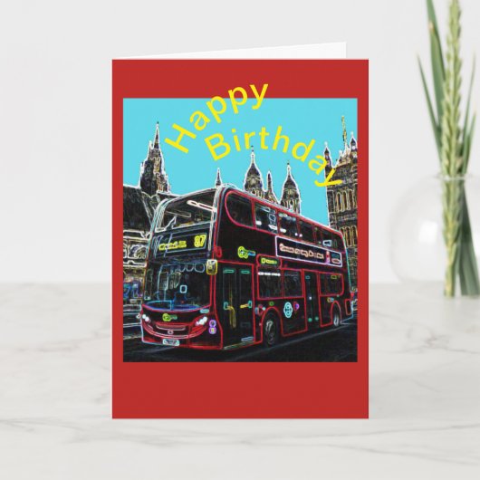 Carte Birthday London (Devant)