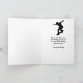 Carte Birthday Motivational Skateboard Skate Board (Intérieur)