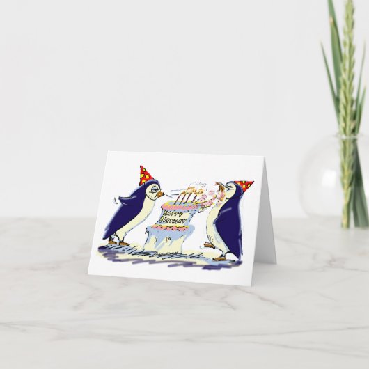 Carte BiRtHdAy PeNgUiN (Devant)