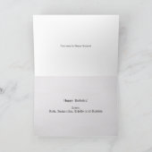 Carte Birthday Quota with Custom Text (Intérieur)