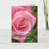 Carte Birthday Rose (Devant)