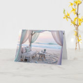 Carte Birthday Seaside Gazebo With Couch (Fleur jaune)